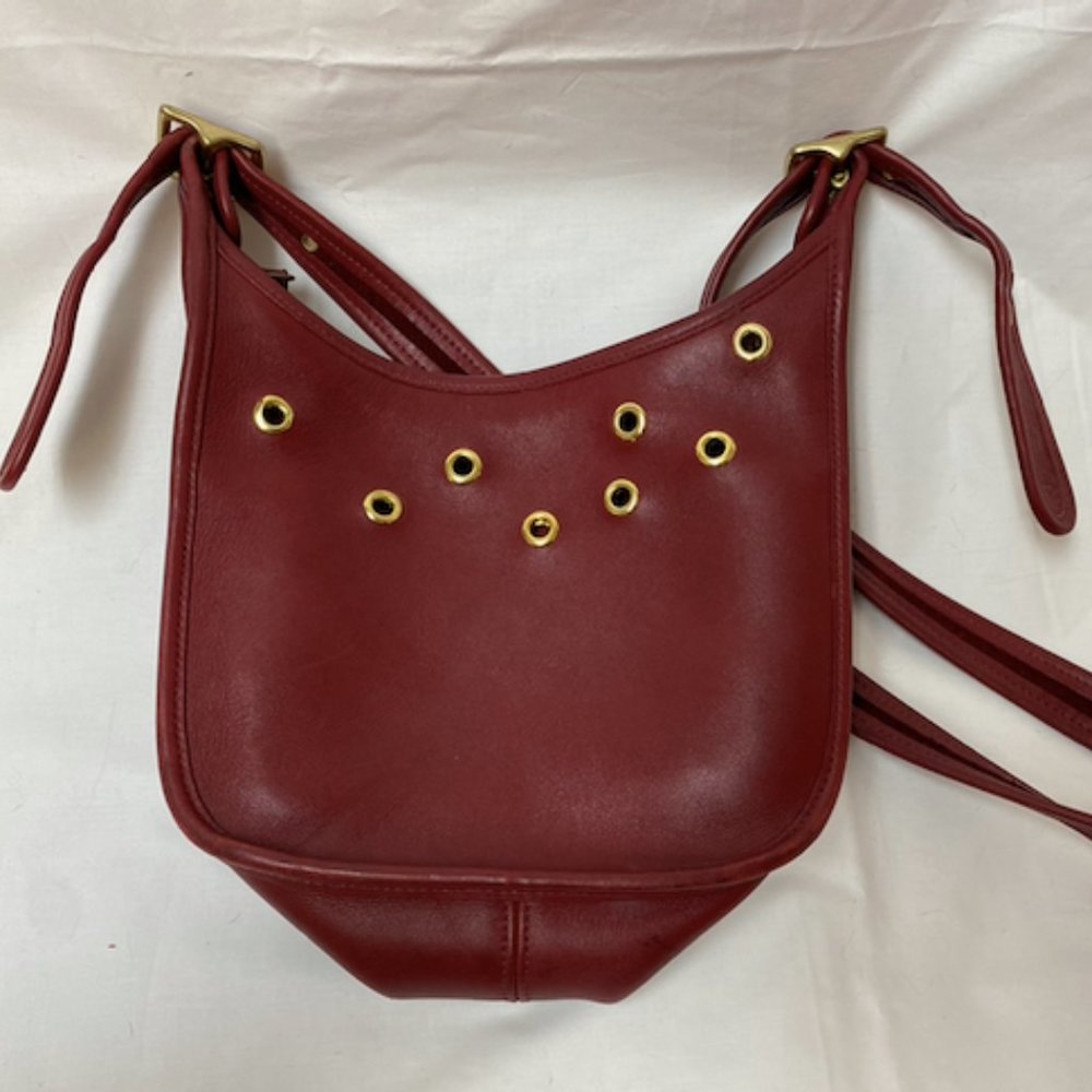 Unbranded red leather bag